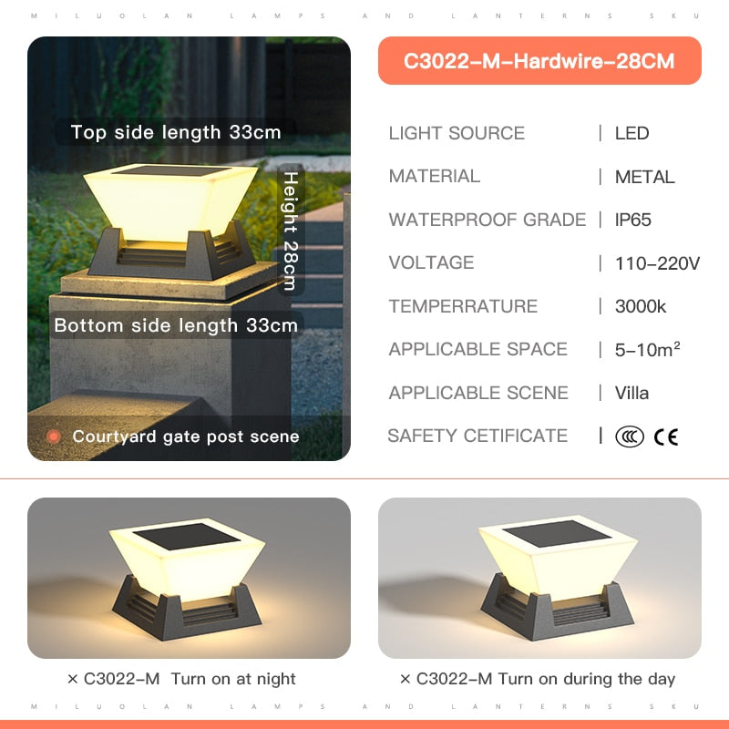 Atacama Solar Outdoor Lighting