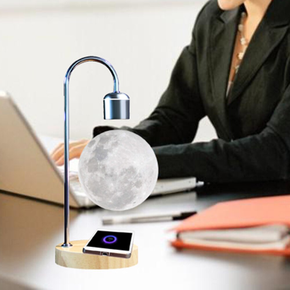 Levitating Moon Speaker Lamp