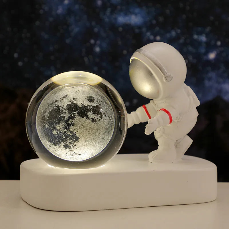 Astronaut Moon Crystal Ball