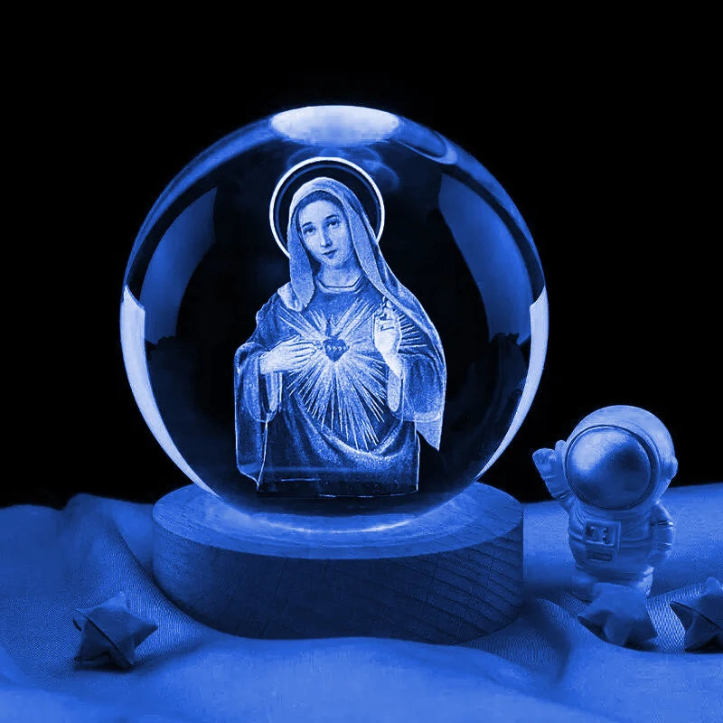 Virgin Mary Crystal Ball