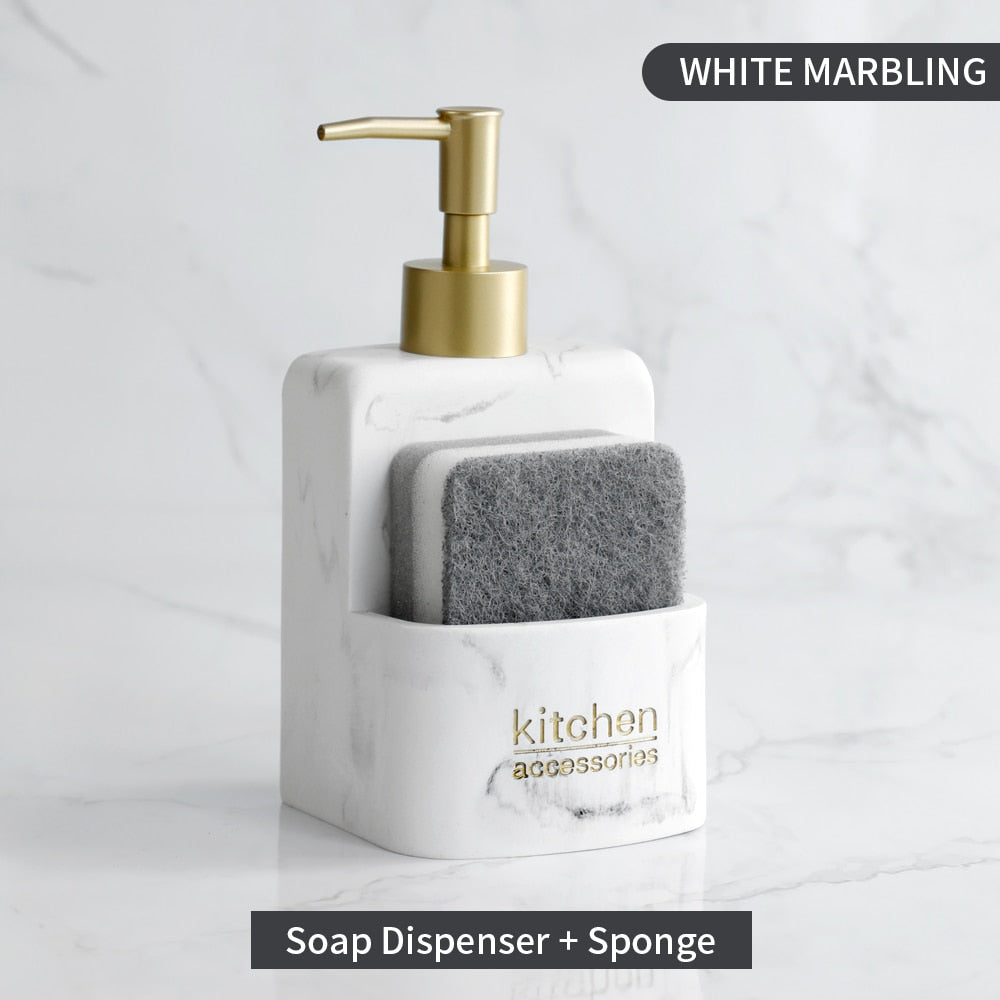 Koshe Soap Dispenser With Sponge Compartment