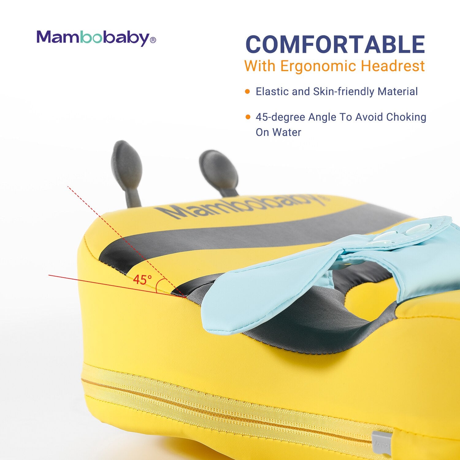 MAMBO™ NON-INFLATABLE BUMBLE BEE UNDERARM FLOAT SWIM TRAINER