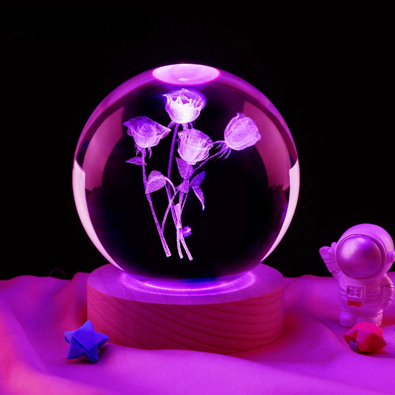 Rose Crystal Ball