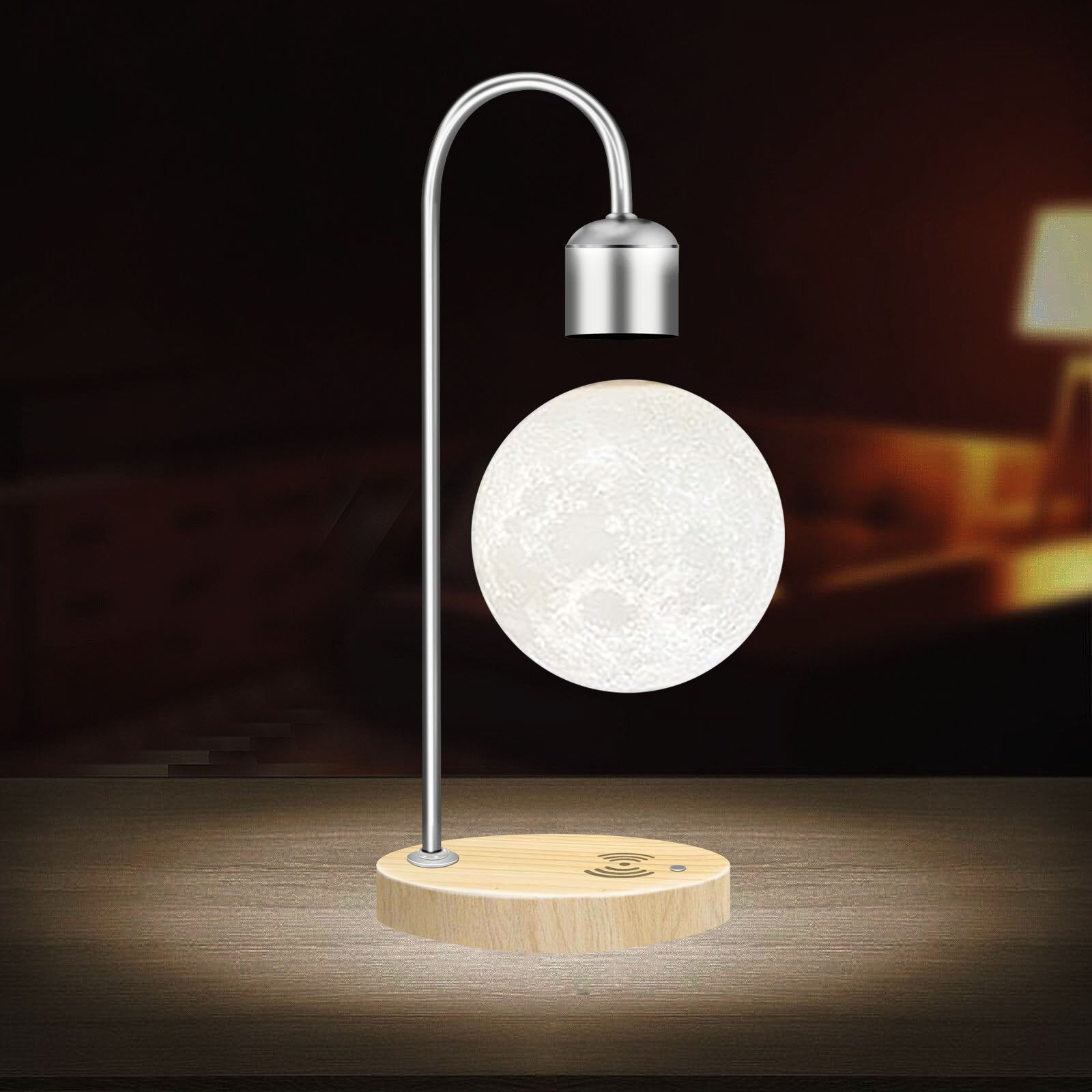 Levitating Moon Speaker Lamp