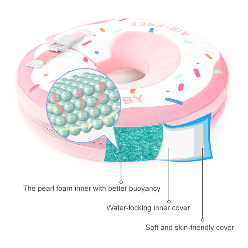 MAMBOBABY™ NON-INFLATABLE DONUT FLOAT RING SWIM TRAINER