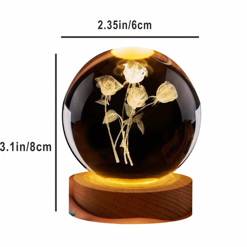 Rose Crystal Ball