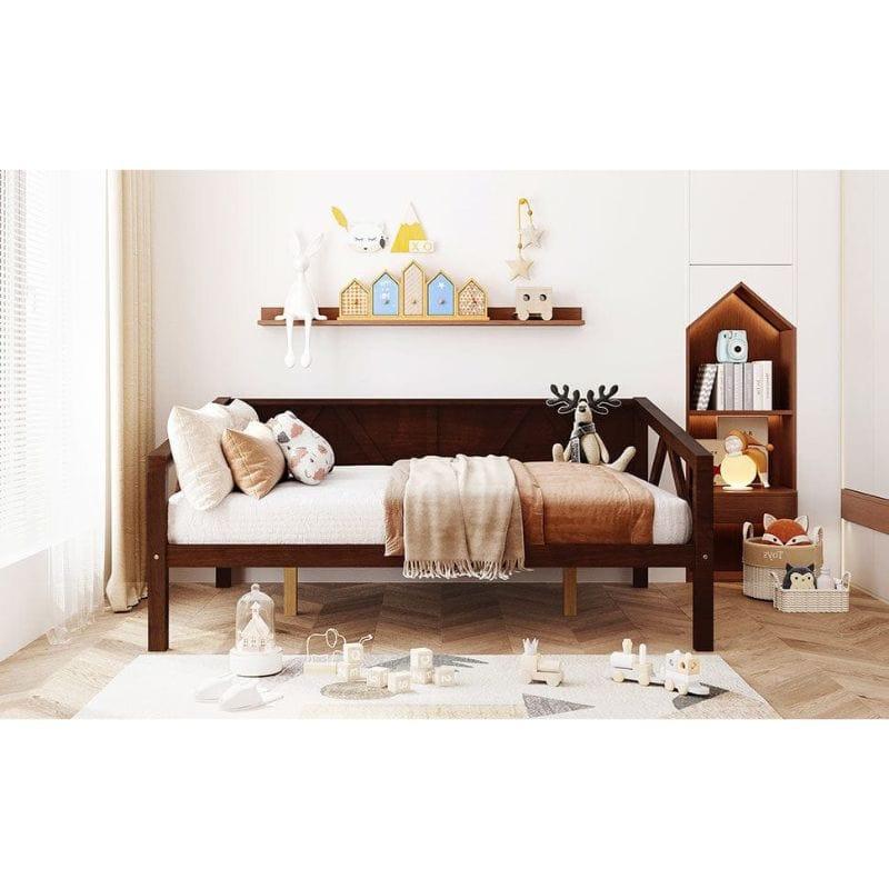 Shop Acadia Espresso Day Bed Mademoiselle Home Decor