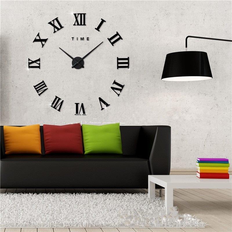 Shop 0 Special Offer 3d Big Acrylic Mirror Wall Clock Diy Quartz Watch Still Life Clocks Modern Home Decoration Living Room Stickers Mademoiselle Home Decor