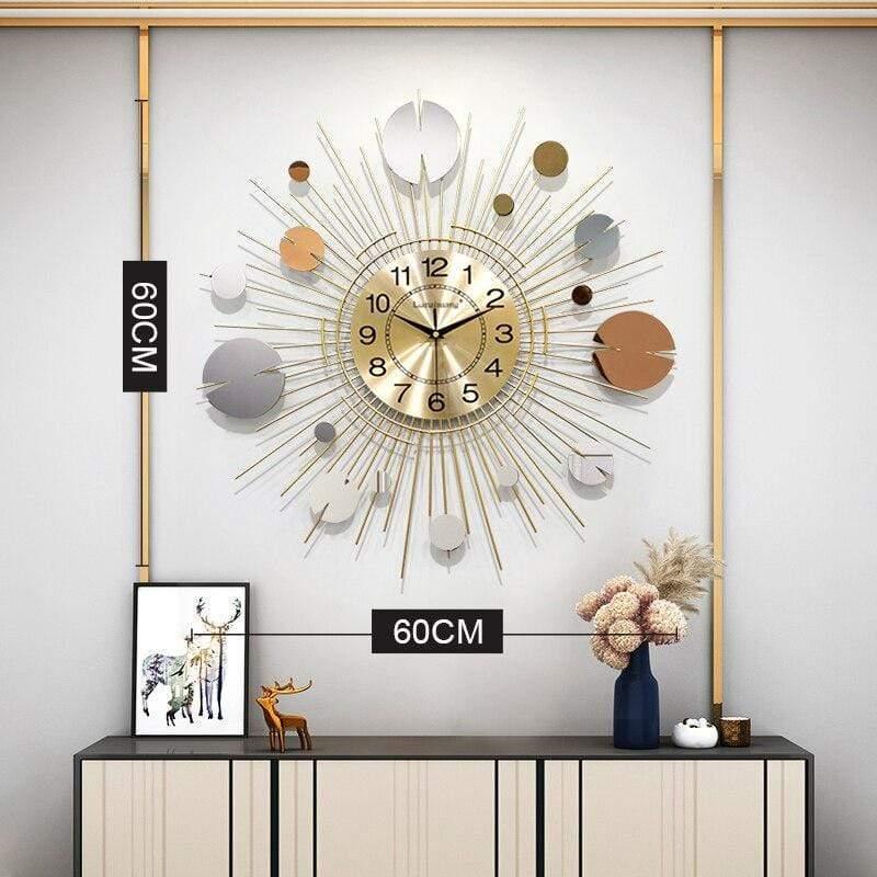 Shop 0 60x60cm Modern Design Wall Clock Aesthetic Quarz Art Luxury Digital Wall Clock Creative Silent Relogio De Parede Home Decoration 50WC Mademoiselle Home Decor