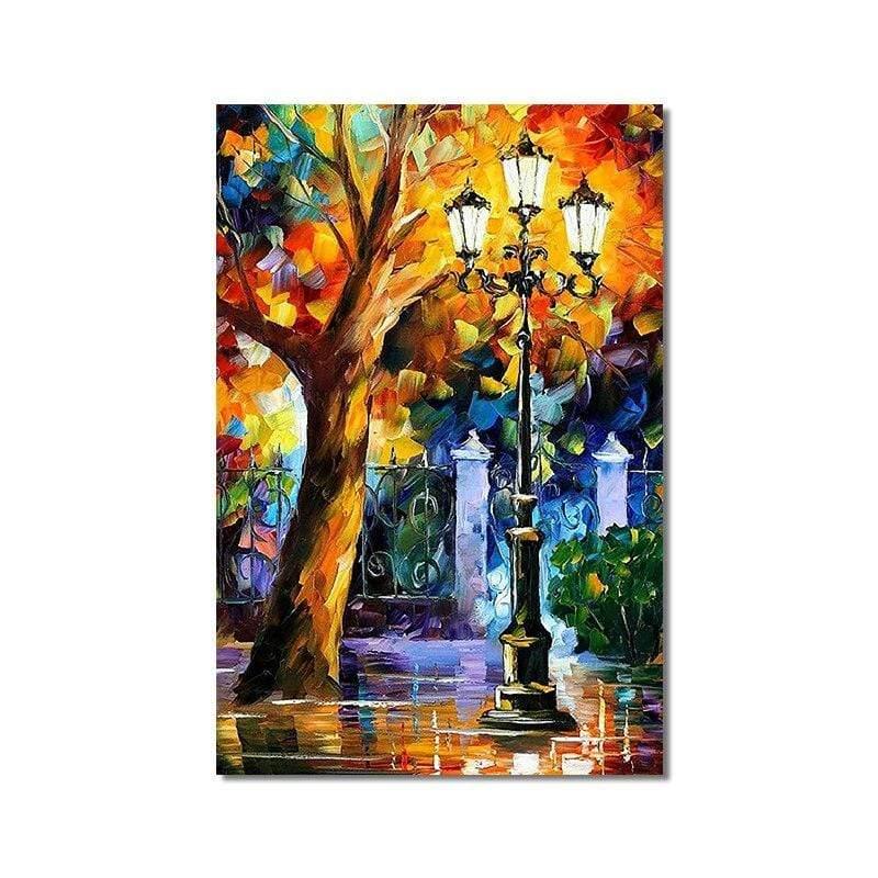 Shop 0 Abstract Landscape Wall Art Canvas Paintings Posters and Prints Forest Street Rainy Pictures for Living Rome Home Cuadros Decor Mademoiselle Home Decor