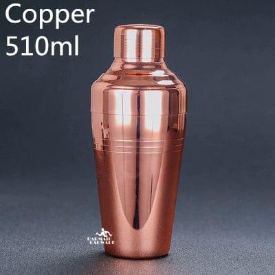 Shop 0 Copper 510ml Carven 510ml Stainless Steel Cocktail Boston Bar Shaker Japanese Style Mademoiselle Home Decor