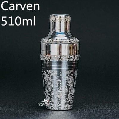 Shop 0 Carven 510ml Carven 510ml Stainless Steel Cocktail Boston Bar Shaker Japanese Style Mademoiselle Home Decor