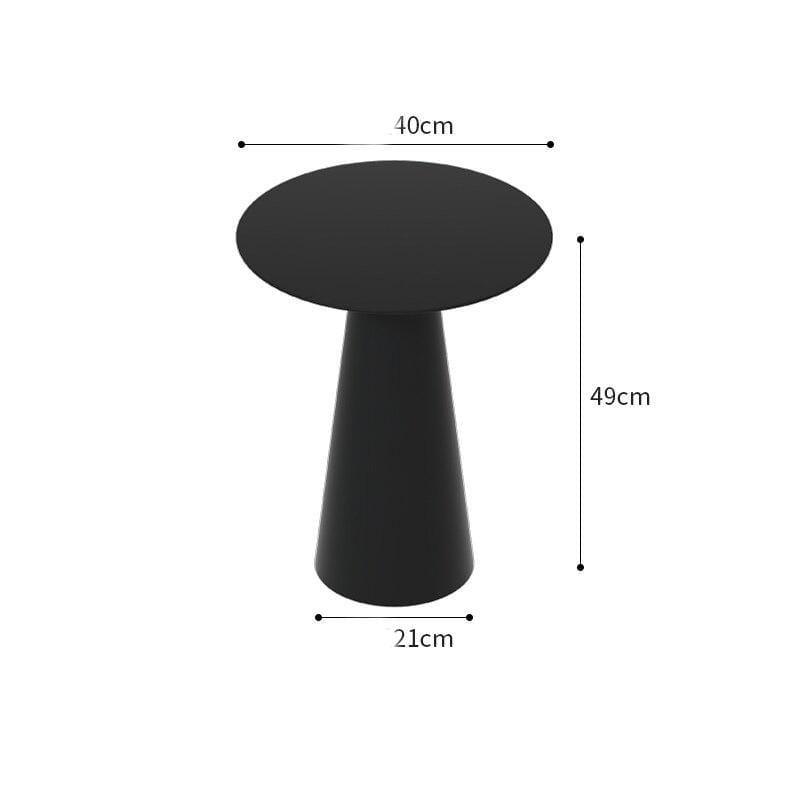 Shop 0 black (1) 49cm Amalfi Table Mademoiselle Home Decor