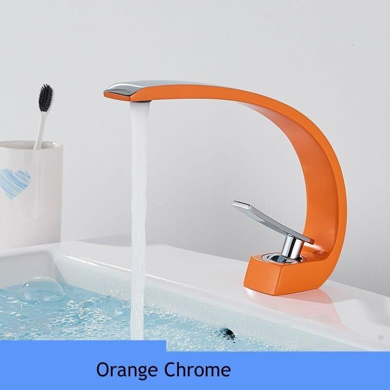 Shop 0 Orange Chrome Aosta Faucet Mademoiselle Home Decor