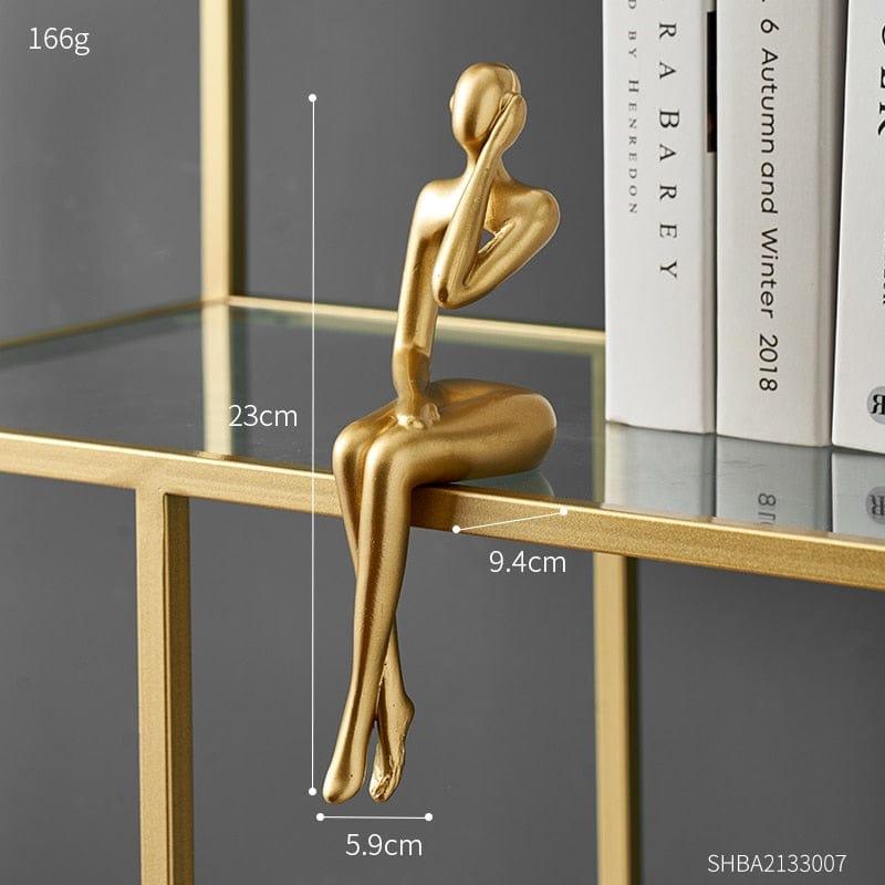 Shop 0 Modern Resin Family Figurines Home Decoration Accessories Souvenir Statue Creative Bookshelf Office Desk Decor Birthday Gifts Mademoiselle Home Decor