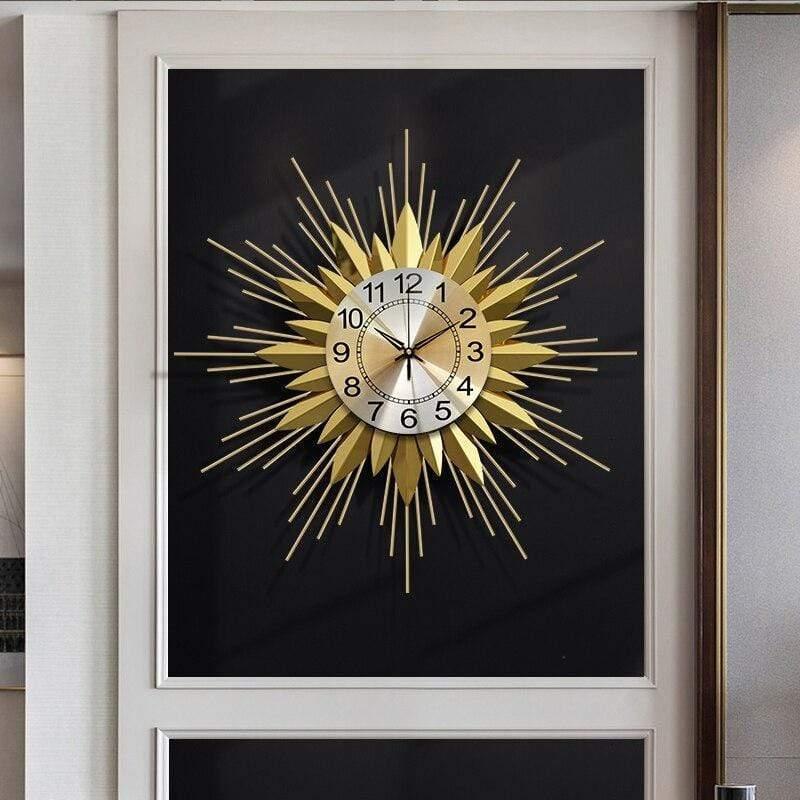 Shop 0 Gold Nordic Luxury Wall Clock Living Room Creative Bedroom Big Wall Watch Modern Design Simple Zegarek Home Decoration W6B Mademoiselle Home Decor