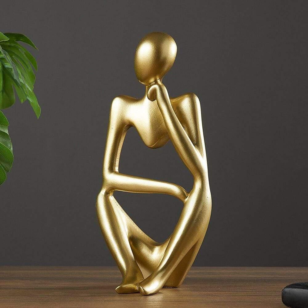 Shop 200042147 Atacama Golden Sculpture Mademoiselle Home Decor