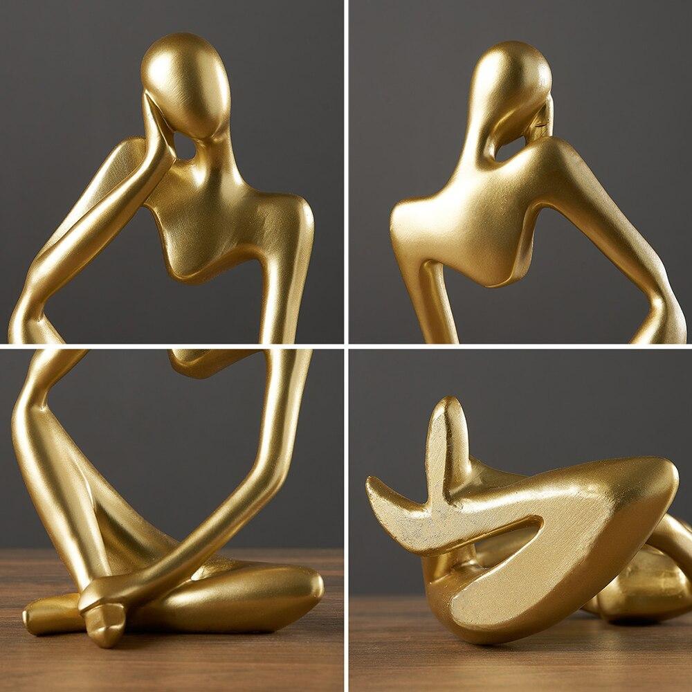 Shop 200042147 Atacama Golden Sculpture Mademoiselle Home Decor