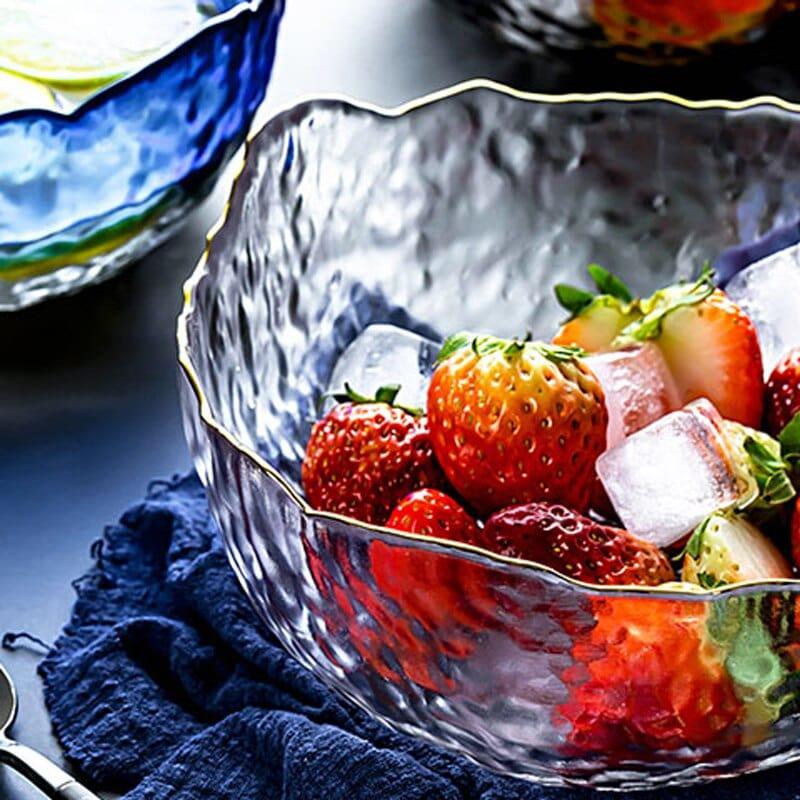 Shop 0 Creative fruit salad ramen glass bowl cute mixing rice cereal soup bowls set ice cream dessert bowl kitchen Household Tableware Mademoiselle Home Decor