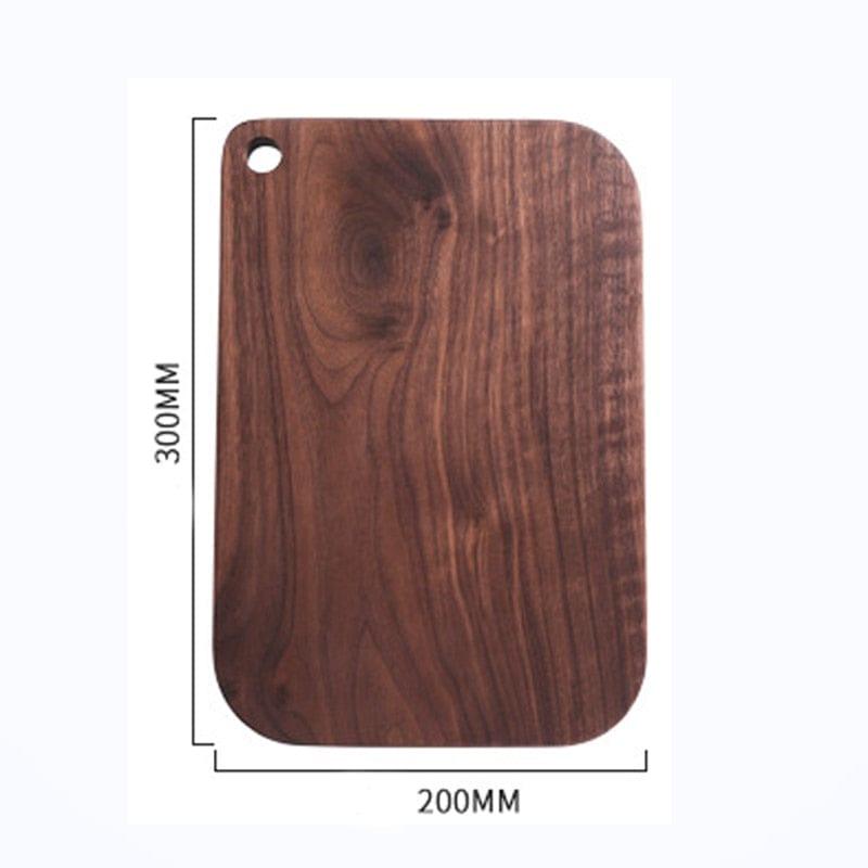 Shop 0 30x20 Black Walnut Wood Cutting Board Solid Wood Creative Whole Wood Bread Tray Fruit Chopping Board Kitchen Wooden Board kitchen tool Mademoiselle Home Decor