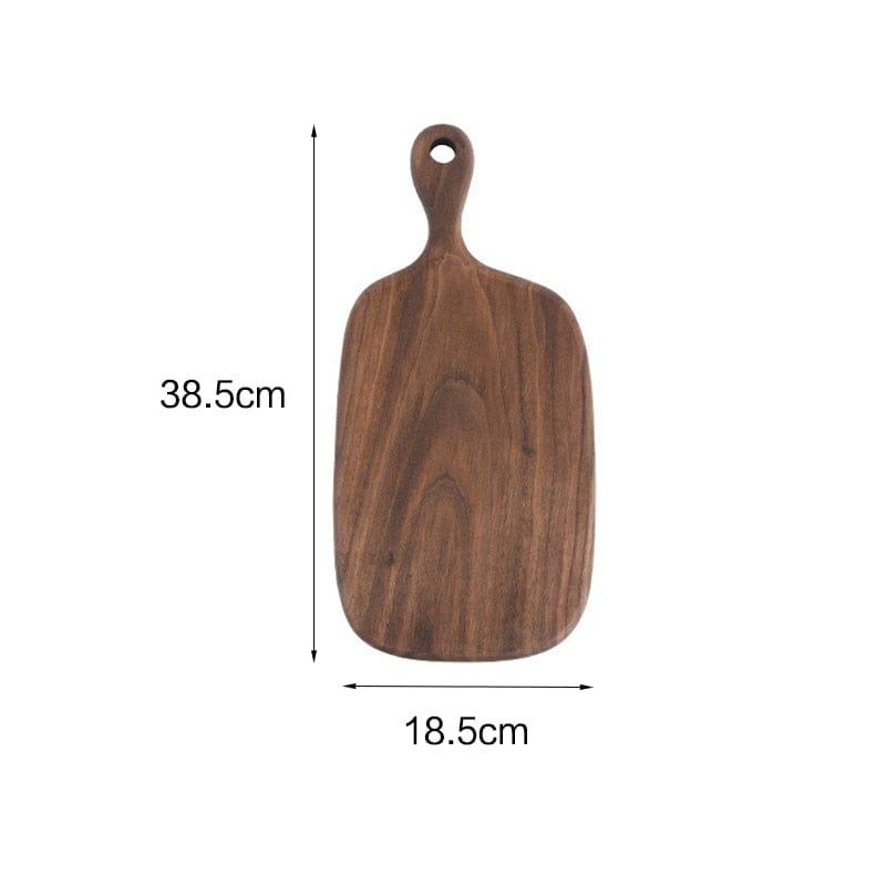 Shop 0 38.5x18.5 Black Walnut Wood Cutting Board Solid Wood Creative Whole Wood Bread Tray Fruit Chopping Board Kitchen Wooden Board kitchen tool Mademoiselle Home Decor