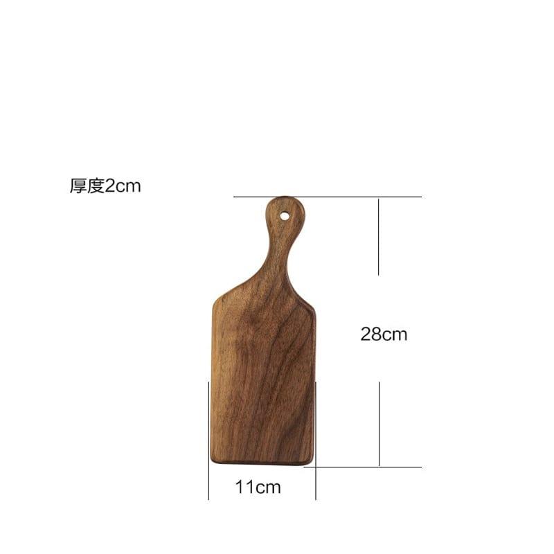 Shop 0 28x11 Black Walnut Wood Cutting Board Solid Wood Creative Whole Wood Bread Tray Fruit Chopping Board Kitchen Wooden Board kitchen tool Mademoiselle Home Decor