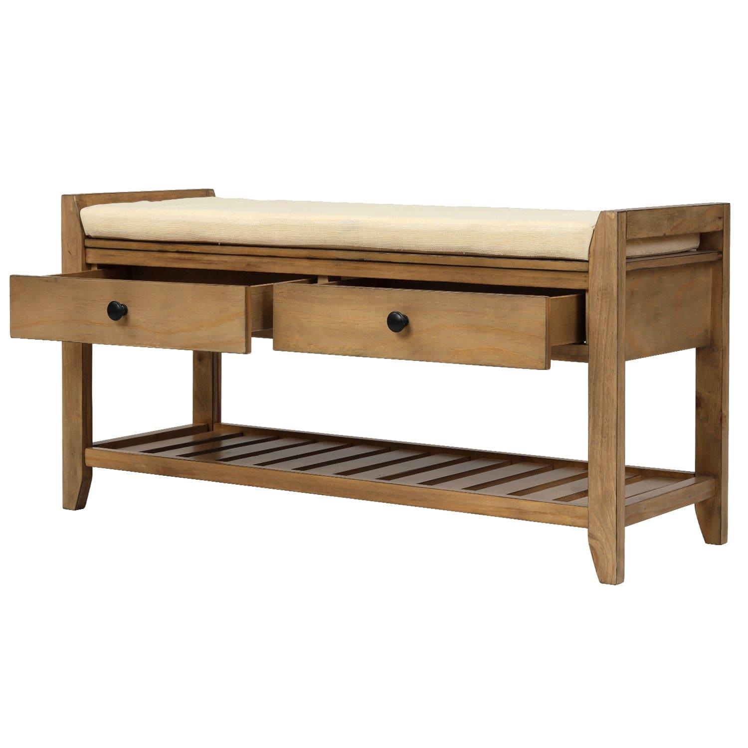 Shop Cabanna Storage Bench Mademoiselle Home Decor