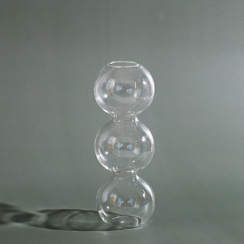 Shop 0 Clear  3bubble Canaria Glass Vases Mademoiselle Home Decor