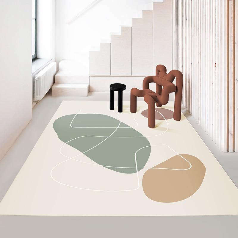 Shop 0 Non-slip Floor Mat Kid Room Soft Bedside Carpet Nordic Art Carpets For Living Room Home Decoration Abstract Rug Bathroom Bedroom Mademoiselle Home Decor