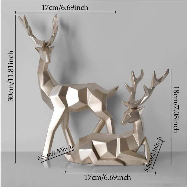 Shop 200044142 Deer Sculpture Mademoiselle Home Decor