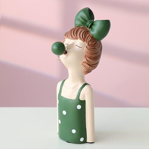 Shop 200044142 Green Emma Sculpture Mademoiselle Home Decor