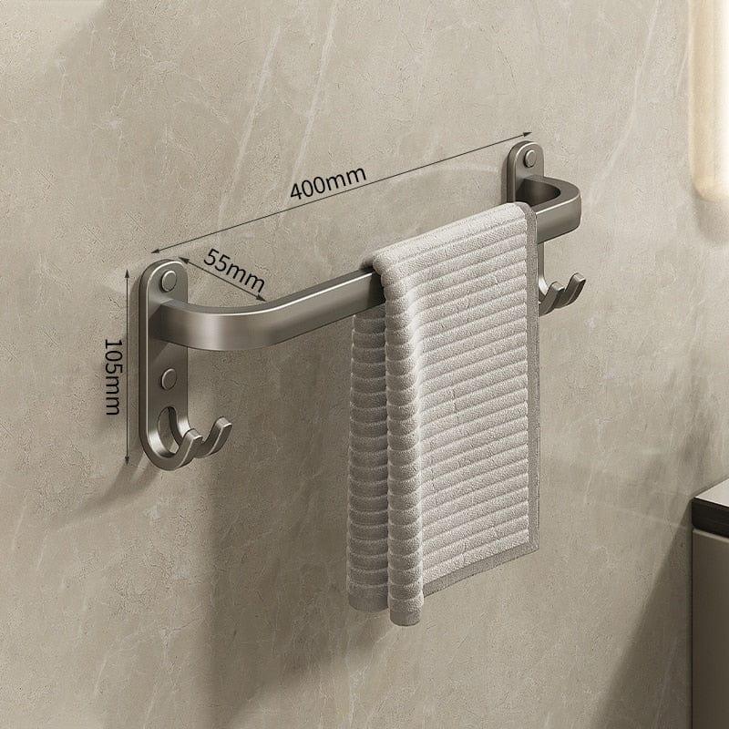 Shop 0 40cm single Ernest Bathroom Towel Rack Mademoiselle Home Decor