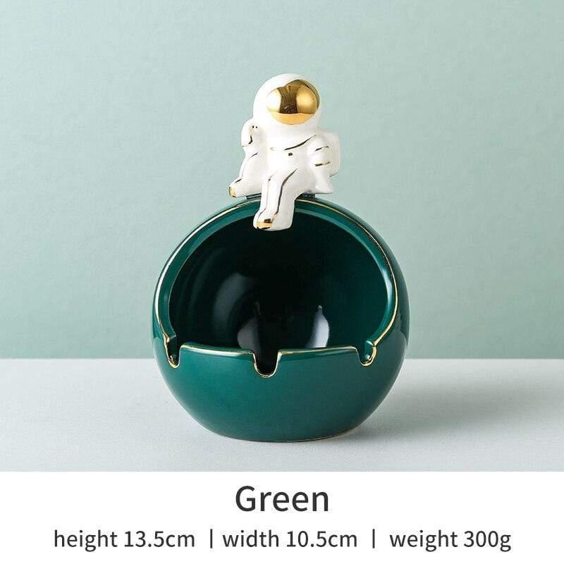 Shop 0 green Galia Ashtray Mademoiselle Home Decor