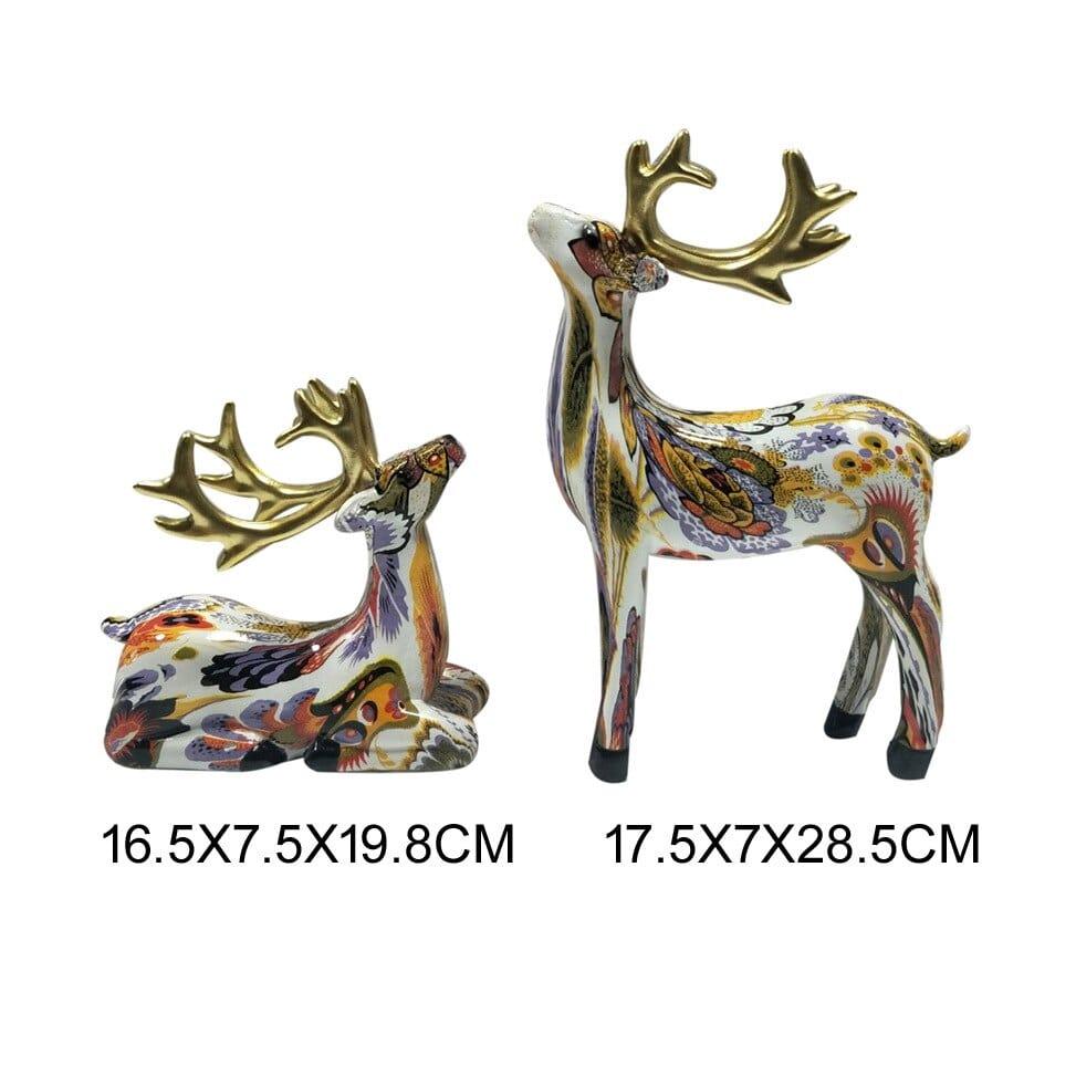 Shop 0 Colorful deer B Gogh Deer Decor Mademoiselle Home Decor