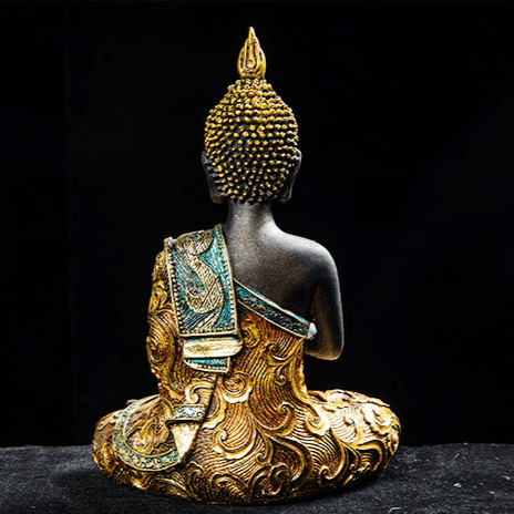 Shop 0 Buddha Statue Large Thailand Buda Buddha Sculpture Green Resin Hand Made Buddhism Hindu Fengshui Figurine Meditation Home Decor Mademoiselle Home Decor