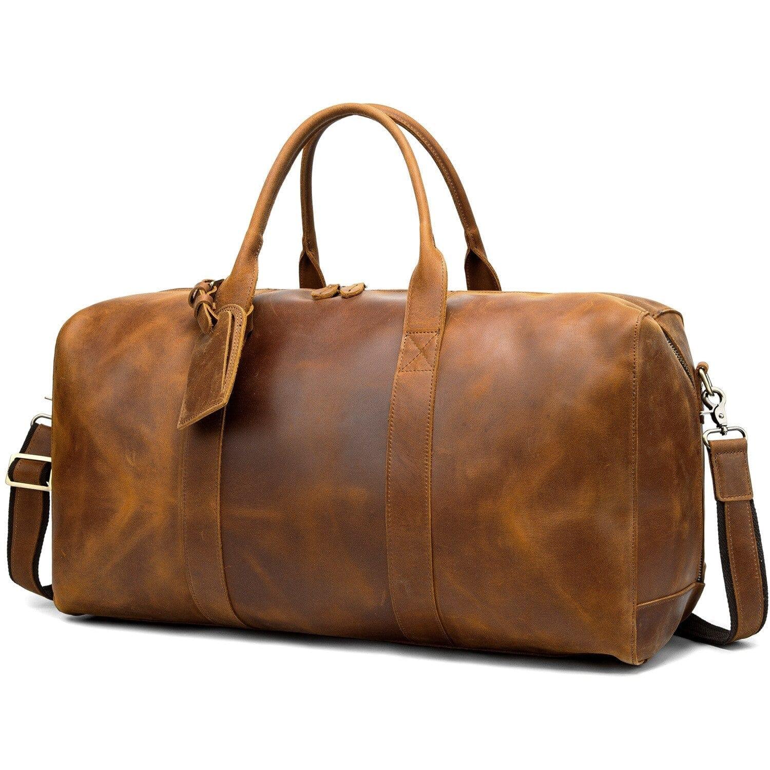 Shop 0 Hanley Leather Duffel Bag Mademoiselle Home Decor