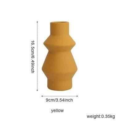 Shop 200001438 yellow Harriet Vases Mademoiselle Home Decor