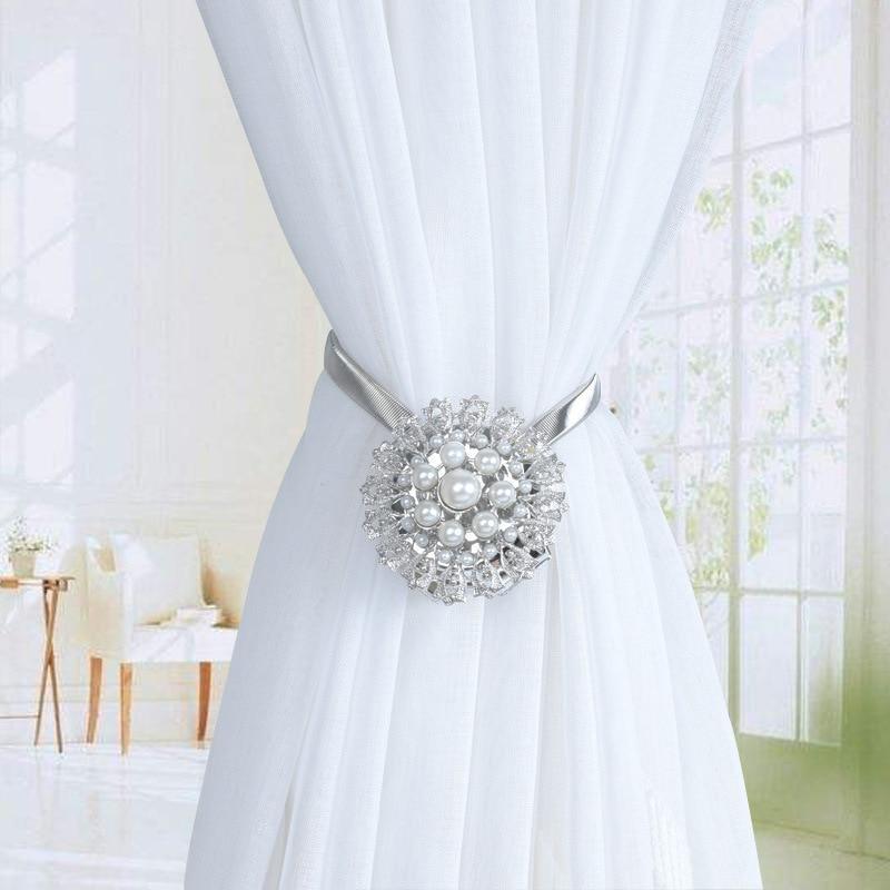 Shop 0 Sliver Pearl Heloise Curtain Holder Mademoiselle Home Decor