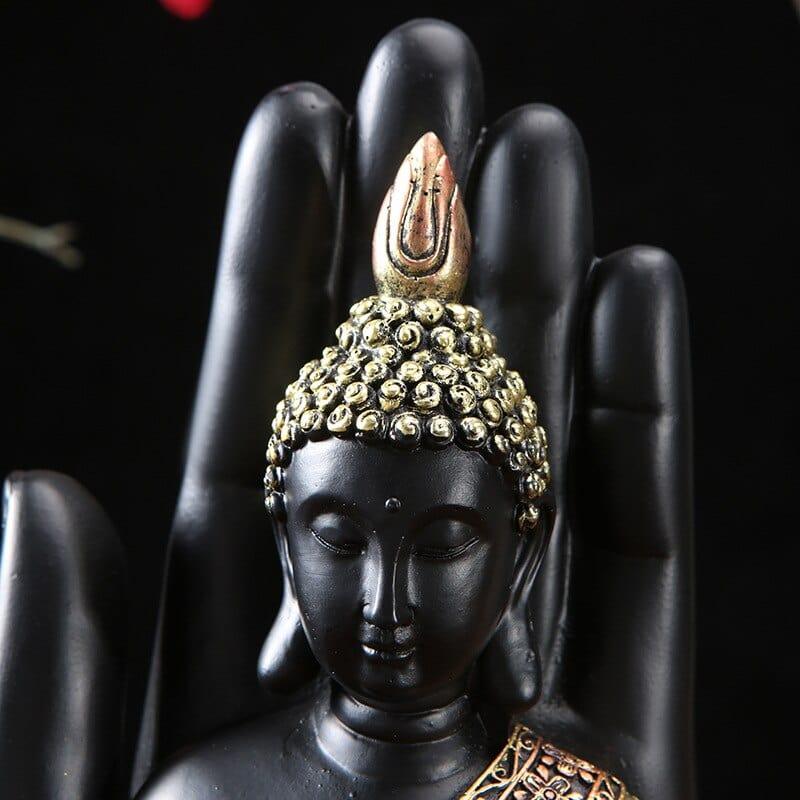 Shop 0 2020 Buda Statue Thailand Buddha Sculpture Green Resin Hand Made Buddhism Hindu Fengshui Figurine Meditation Home Decoration Mademoiselle Home Decor