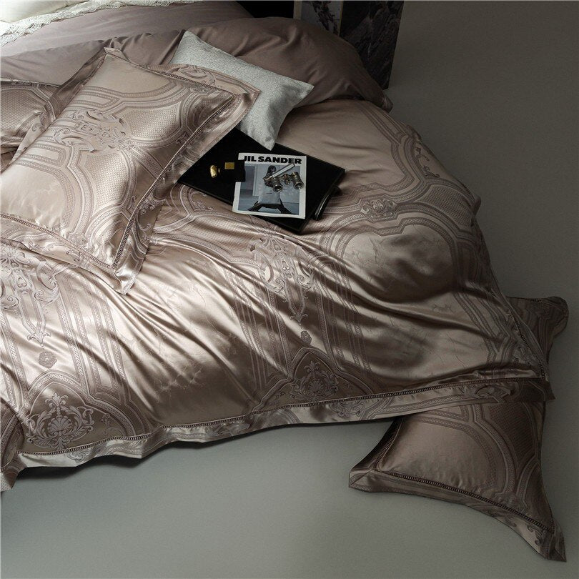 Praia Satin Egyptian Cotton Duvet Cover