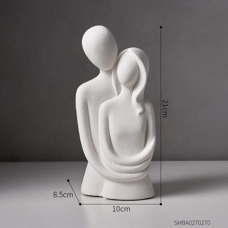 Shop 200044142 White Jariah Sculpture Mademoiselle Home Decor