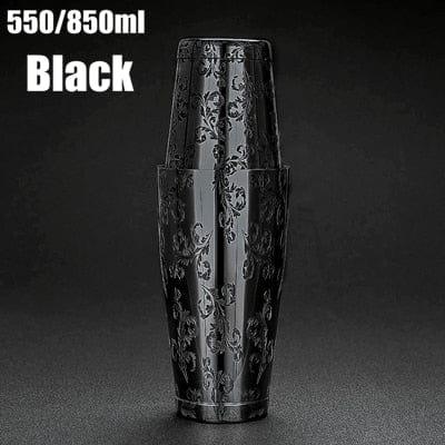 Shop 0 J 550ml/850ml Engraving Stainless Steel Cocktail Boston Bar Shaker Bar Tools Mademoiselle Home Decor