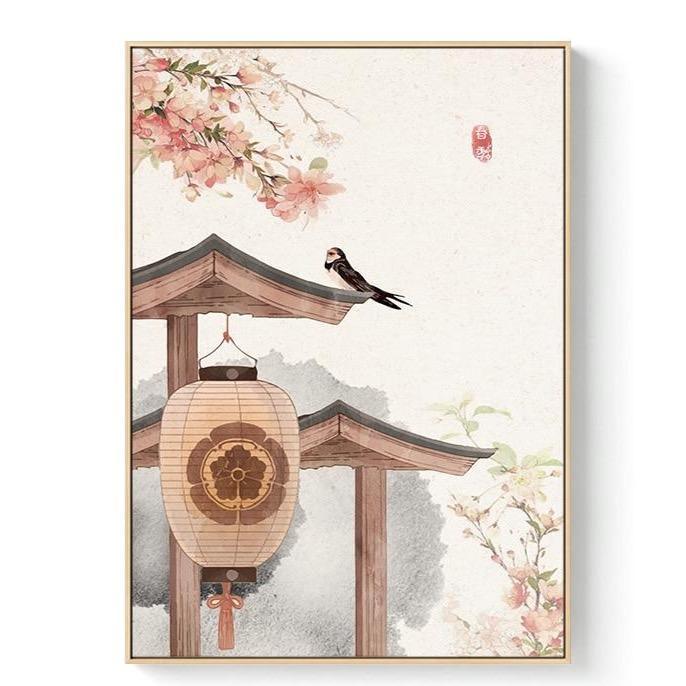 Shop 1704 45x60cm (No frame) / A Kansai Canvas Mademoiselle Home Decor