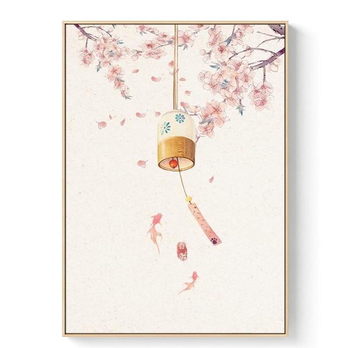 Shop 1704 45x60cm (No frame) / B Kansai Canvas Mademoiselle Home Decor