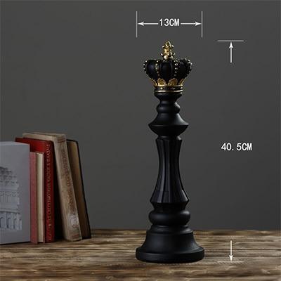 Shop 0 Black King Kansai Chess Piece Mademoiselle Home Decor