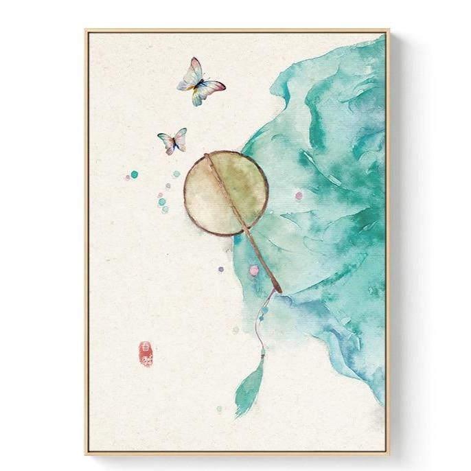 Shop 1704 45x60cm (No frame) / c Kyoto Canvas Mademoiselle Home Decor