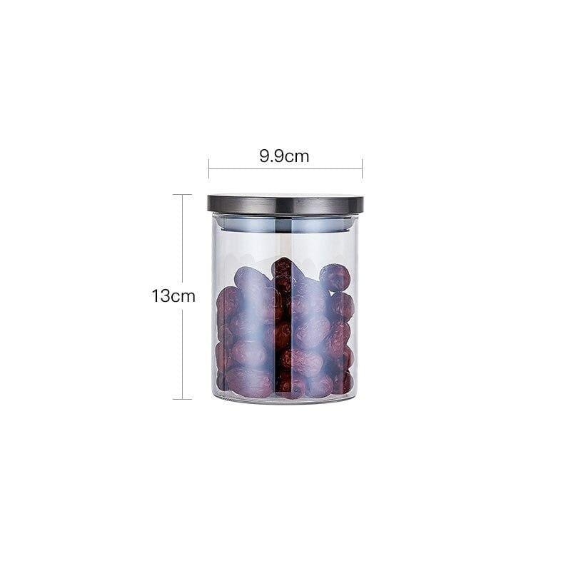 Shop 0 Silver-700ml Lalibella Storage Jars Mademoiselle Home Decor