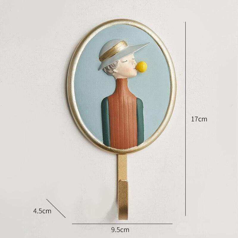 Shop 0 Girl in hat Lola Wall Decor Mademoiselle Home Decor