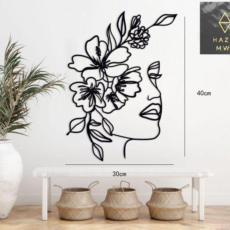 Shop 0 Girl 40cm X 30cm Nordic Style Metal True Love Wall Art Decoration Modern Room Decor Home Office Living Room Bedroom Couple Wall Accessories Gift Mademoiselle Home Decor