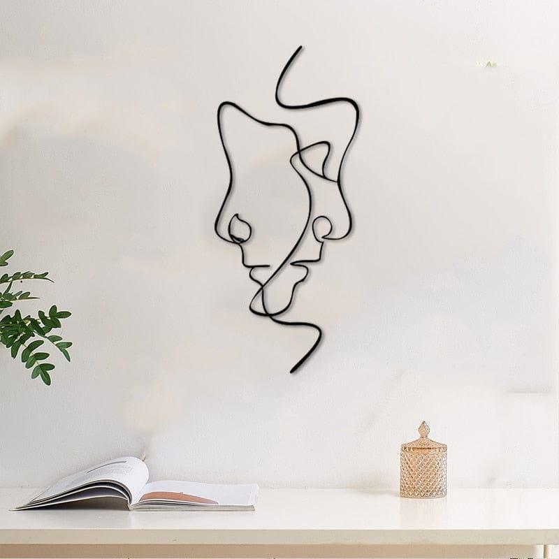 Shop 0 Nordic Style Metal True Love Wall Art Decoration Modern Room Decor Home Office Living Room Bedroom Couple Wall Accessories Gift Mademoiselle Home Decor